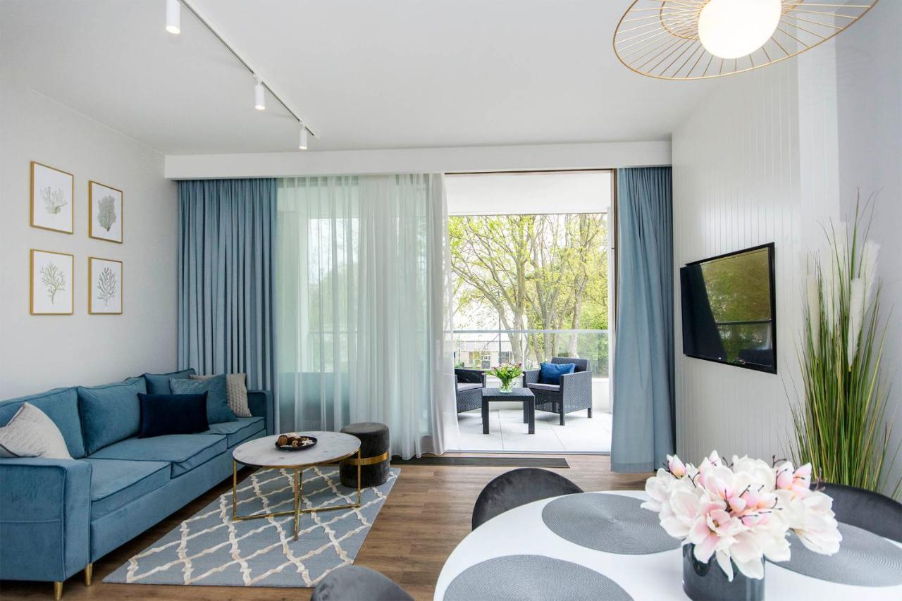 Blue Rentyear Apartments Gdansk Bagian luar foto